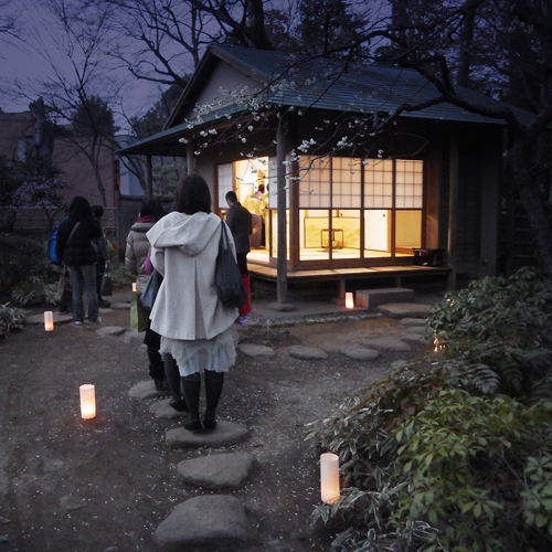 “夜茶会の様子”
